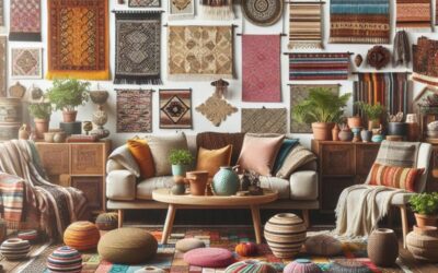 Come scegliere tessili e tappeti per un living unico